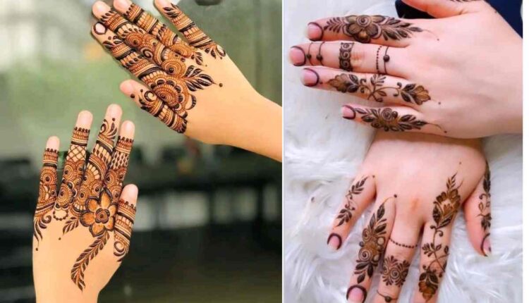 Finger Mehndi Designs Easy and Beautiful