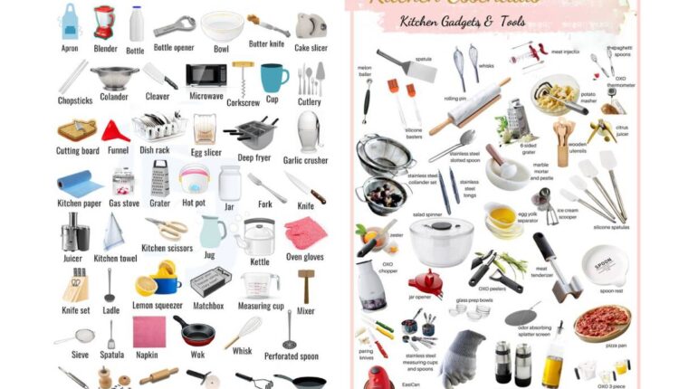 Kitchen Utensils Name List With Pictures