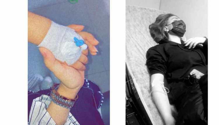Snapchat Instagram Girl Hand In Hospital
